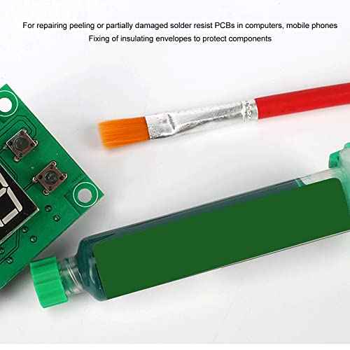 Fdit Solder Mask Ink for Bga Man for Pcb Board Light Curing Solder for Mask for 6Pcs No Clean Uni Sip Prototyping Boards, Fdit7e8kgd32b5