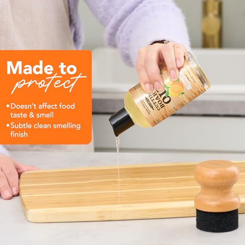 Clark's Orange & Lemon Scent Cutting Board Oil 12 oz Food Grade Mineral Oil
