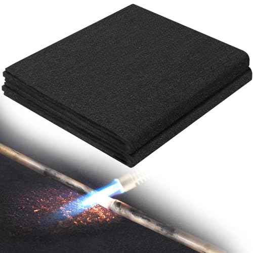 Welding Blanket Fireproof Mat,20" x 36"Heat Resistant Fabric 1800¡ÆF High Temp Insulation Pad,Welding Pad for Plumbing,Flame Retardant Protective Mat Soldering Welding (20" x 36"x 0.2"-1 pack)