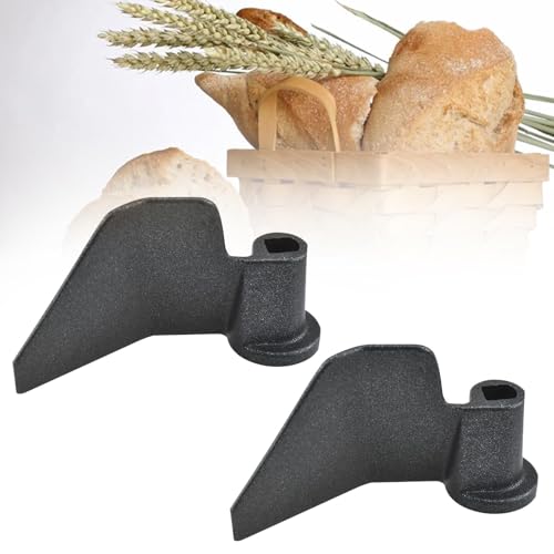 2 Pcs Bread Maker Kneading Paddle, Stainless Steel Non-Stick MARRTEUM