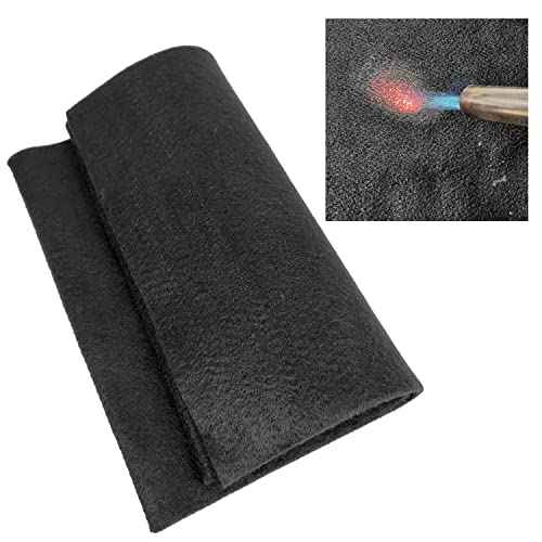 Welding Blanket Fireproof | Heat Resistant Up to 1800¡ÆF | Flame Retardant Fabric Material Carbon Felt for Welders | Plumbers Cuttable (36"X36",1PACK)