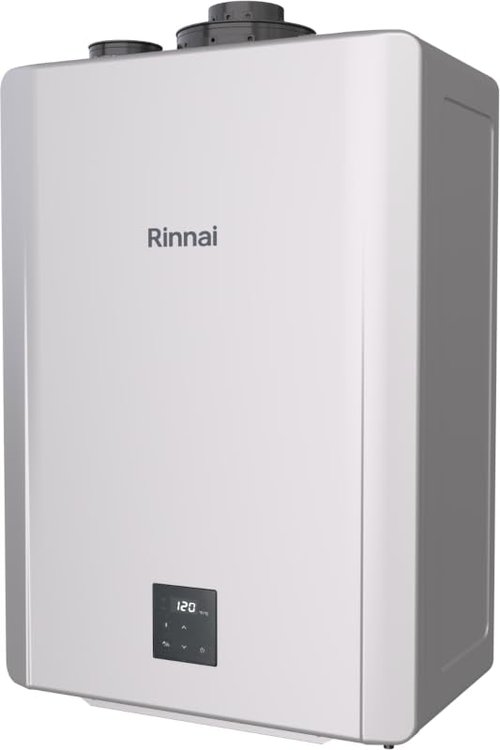 NEW Rinnai RX199iN Condensing Smart Sense Natural Gas or Propane Tankless Water Heater, Indoor or Outdoor Water Heater, Up to 11.1 GPM, 199,000 BTU