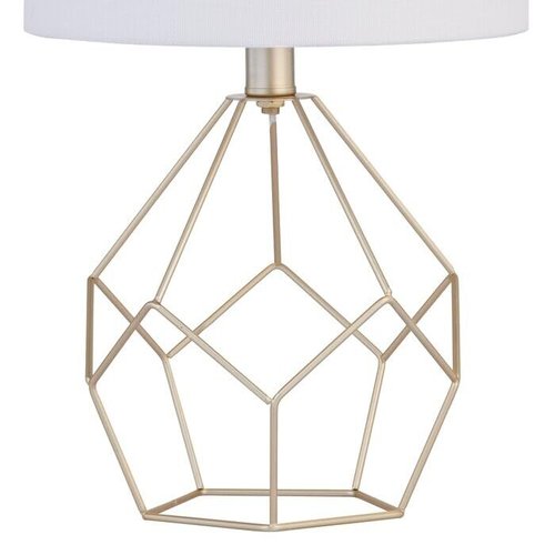 19" Bedside Table Lamp Set (Set of 2) Gold