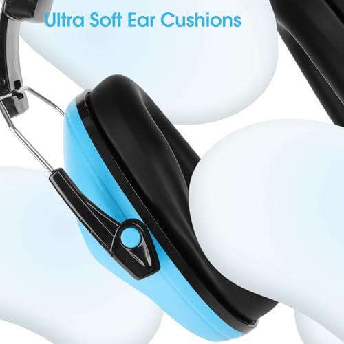 Floriogra Kids Noise Cancelling Headphones Blue 28dB SNR Hearing Protection