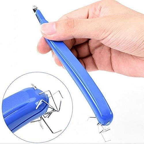 Professional Magnetic Staple Remover, 1 Pack Puller Rubberized Staples Remove Tool for School Office Home (Orange)