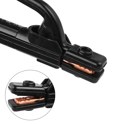 Welding Electrode Holder (3 Meter/118.1 in) Stick Copper Plier MMA/ARC Ground Clamp (2 Meter/78.7 in) Mini Welding Rod Copper Clamp Tool Accessories With Cable for 300A Welder(2+3 Meter)