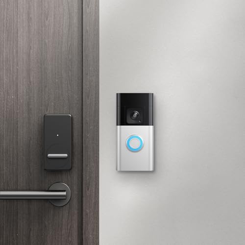 Baaletc No-Drill Ring Doorbell Mount - Adhesive Door Bracket Compatible with Video Doorbell 1/2/3/3 Plus/4/ (2020 Release) Wireless, Mounting Plate Holder Accessories for Houses & Apartments