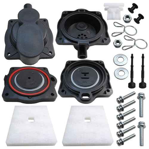 Air Pump Rebuild Complete Kit with White Switch Compatible with Hoot Troy Air H365, H450, H500, LA500, LAR500, H600