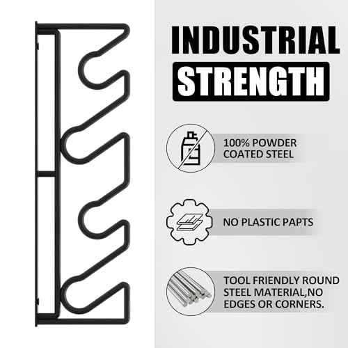 UNITEDPOWER Garden Tool Storage Rack£¬Wall Mounted Garage Organizer£¬Tool Utility Holder for Garden Equipment Shovel Rakes Brooms