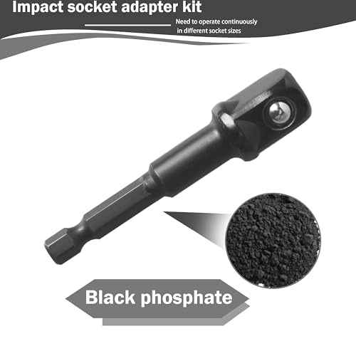 DW2541IR, DW2542IR, DW2547IR for DeWalt Socket Adapter Set, Impact Grade Socket Adapter Set,1/4", 3/8", 1/2" Drive Drill (3pcs)