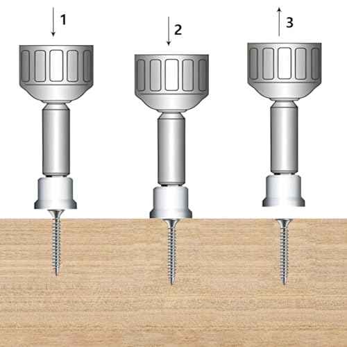5pcs Set TEURSA ¢ç Premium Magnetic Drywall Screw Setter - PH2 Bits for Plasterboard - Hex Shank Positioning Bit - Easy Drywall Installation - Drill Accessory (5pcs 2'')