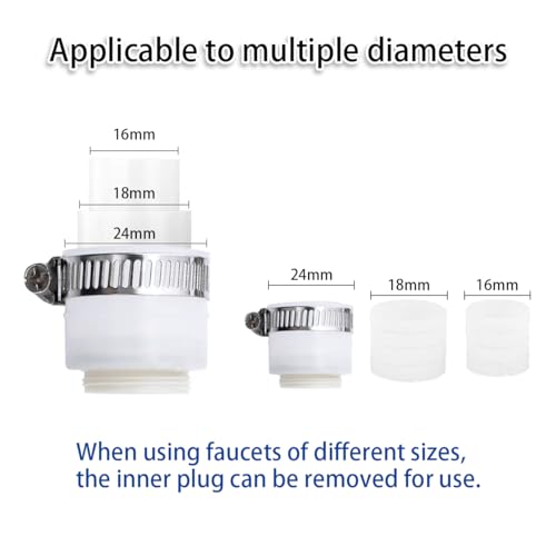 TXYGZ Type2 Kitchen Faucet Sprayer Attachment 360° Rotatable Nozzle, Anti-Splash, 3 Modes