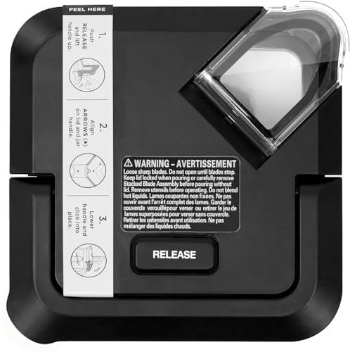 Replacement Locking Lid for Ninja 72 OZ Blenders - Model BL610/BL671 – BPA Free, Dishwasher Safe
