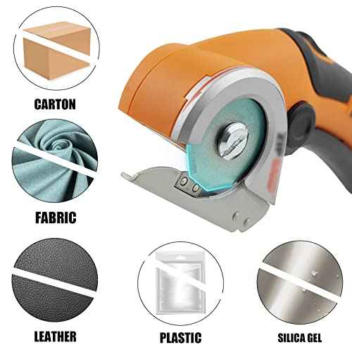 Replacement Rotary Blades Compatible with Worx WX2300 Zipsnip RC2600K,RC2601, RC2602, WX080L, WX082L Model Cutter Blade,New Life for The Dull 1-1/2" WA2300 4V ZipSnip Cordless Scissors,2 Pcs