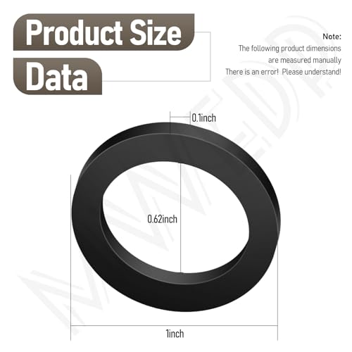 6 Pack 152636-00 Miter Saw Blade Adapter Ring (1" x 5/8") for Dewalt DW718, DWS780, DW704, DW705, 3660, 3680 12" Miter Saw, Replaces 45-88-0330