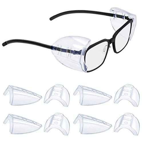 YunTuo 2/4/6/10 Pairs Glasses Side Shields For Eyeglasses,Side Shields For Prescription Glasses