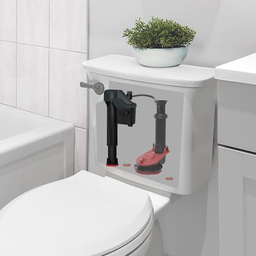 Korky 2X Long-Life Toilet Fill Valve - Universal Fits 99% Toilets - No Size Variation