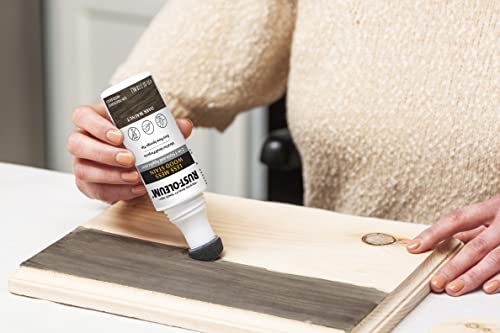 Varathane 4oz Dark Walnut Wood Stain & Applicator - Less Mess, Water-Based Finish