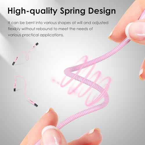 Toolour 2 Pack Soldering Helping Hands Clamps, Flexible Gooseneck Metal Arms with Dual Alligator Clips, Pink Wire Holder for PCB Welding Electronics Jewelry DIY Crafts Hobby