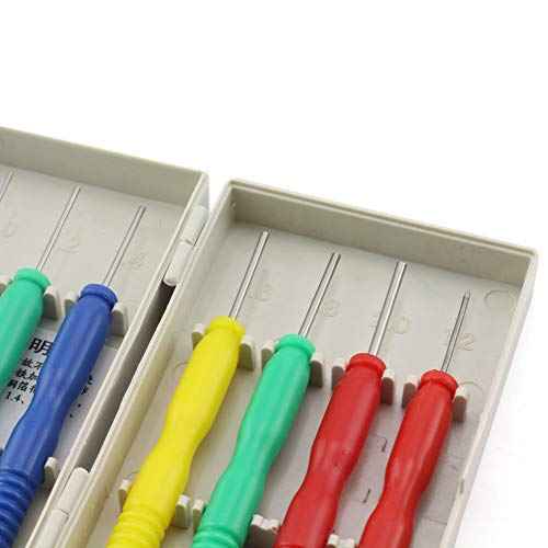 Tegg 8PCS/Set Hollow Needles Stainless Steel Non-Wetting Desoldering Hand Tool for DIP Electronic Components Dismantling Maintenance