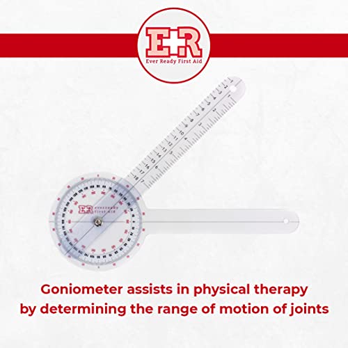 Ever Ready First Aid 12" Goniometer 360° ISOM – Variation 1