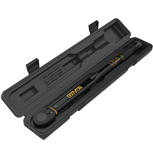 LEXIVON 1/2-Inch Drive Click Torque Wrench 10-150 Ft-Lb, Standard Variation LX-183