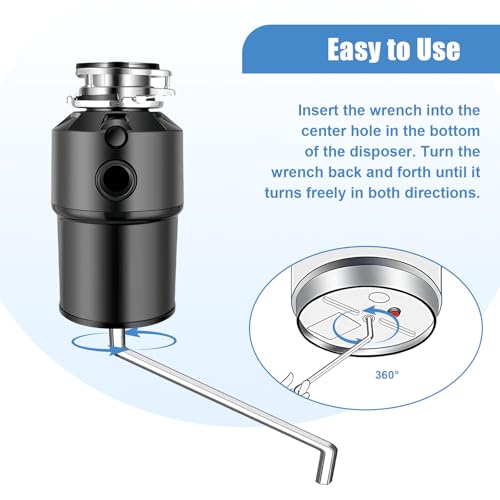 2 Pack Garbage Disposal Wrenches Compatible with InSinkErator - Kitchen Tool Set
