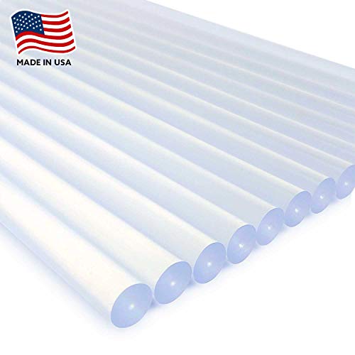 AdTech Full-Size 10" Clear Hot Glue Sticks - Pack of 1, Strong Multi-Temp Adhesive for Crafts & Repairs