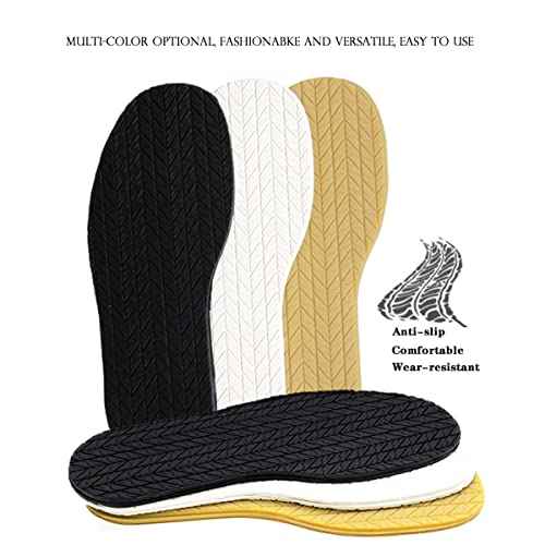 Anti-Slip Rubber Replacement Shoe Bottom Repair Material, Black, 12.8 x 5.11 inch