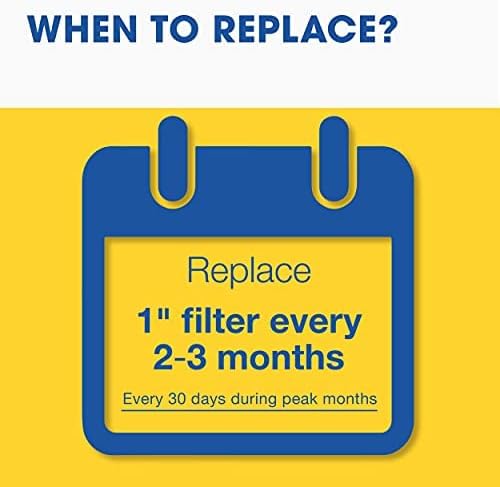 Aerostar 18x18x1 MERV 8 - 6 Count - High Efficiency Pleated HVAC, Furnace & Air Conditioner Filters - Removes Dust, Lint, Mold & Allergy-Causing Pollen