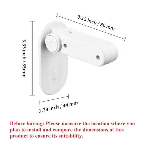 Childproof Door Lever Lock Prevents Toddlers Pets from Opening Doors, No Drill Tool Needed Easy to Instal, Child Safety Locks for Doors, Windows, washrooms (Black, Pack, 4)