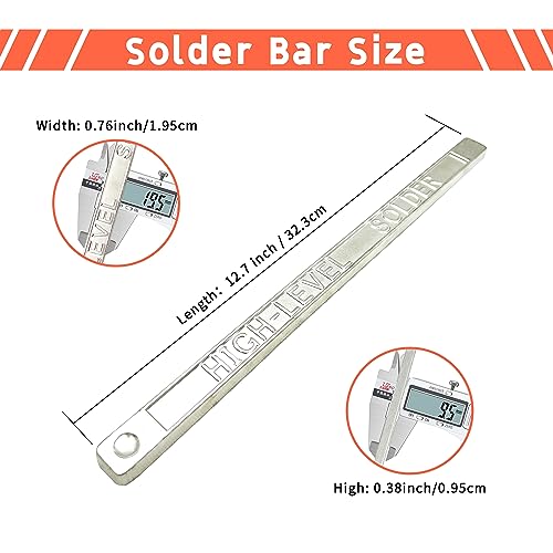 Wonderway Sn60/Pb40 Tin Lead Solder Bar, 1 lb Alloy I-Stick