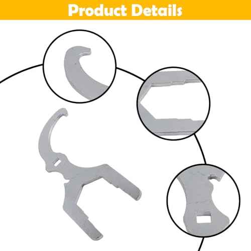 3845 Sink Drain Wrench Compatible with Superior Tool Fits 1-1/2inch to 1-1/4 inch P-traps