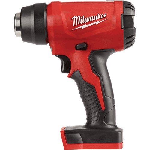 Milwaukee M18 Compact Heat Gun - 324W, 18V, Red, Barrel Style, Battery Powered, Hot Glue Gun