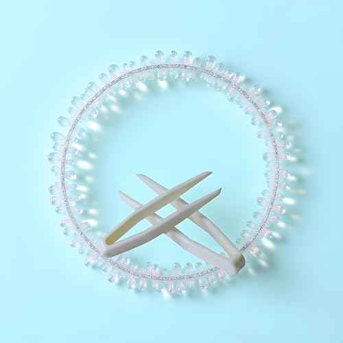 50 Pcs White Mini Plastic Tweezers Contact Lens Clip Beauty Tweezers Makeup Tool Hair Removal for Double Eyelid Stickers
