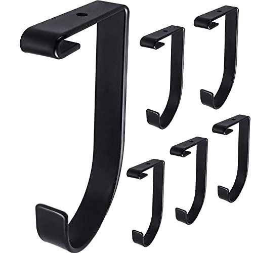 6-Pack Storage Hook for Garage Ceiling Rack & Wall Shelves, Alloy Steel, 70lbs Capacity, Black