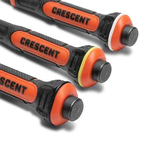 Crescent 3 Piece Set, 5" Gripped Punch - CNPS12332G
