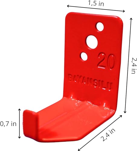 Universal Fire Extinguisher Bracket - Heavy Duty Wall Mount Holder (2 Pack)