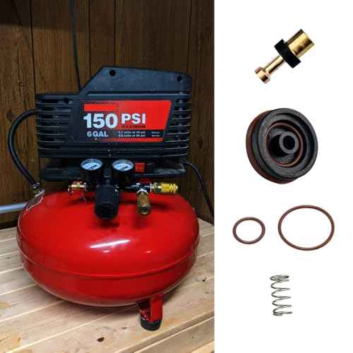 N008792 Regulator Repair Kit for Air Compressor, Compatible with Porter Cable/Craftsman/Dewalt/Ridgid, Replacement fits D55155 D55167 D55168 D55684 1WC94 1WC95 C002 C006 Compressor Regulator Parts