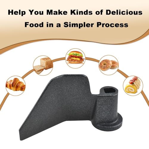 2 Pcs Bread Maker Kneading Paddle, Stainless Steel Non-Stick MARRTEUM