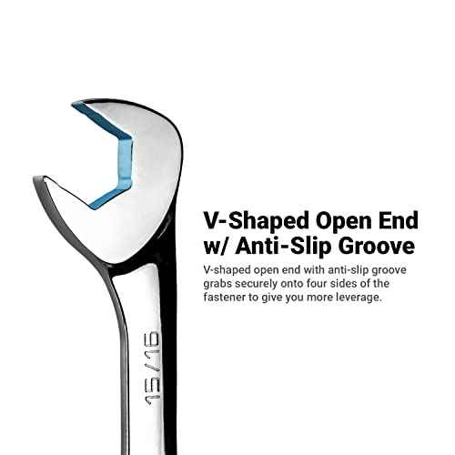 Capri Tools 9/16 in. Angle Open End Wrench, 30¡Æ and 60¡Æ angles, SAE