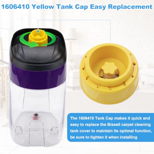 1606410 Bissell Clean Water Tank Cap Replacement - Fits ProHeat 2X & More