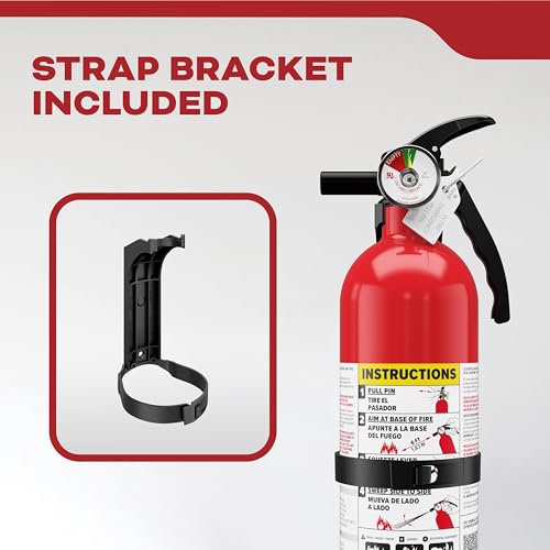 Kidde 110 Basic Fire Extinguisher - 1 Pack, 1A10BC, UL Listed, Home Safety