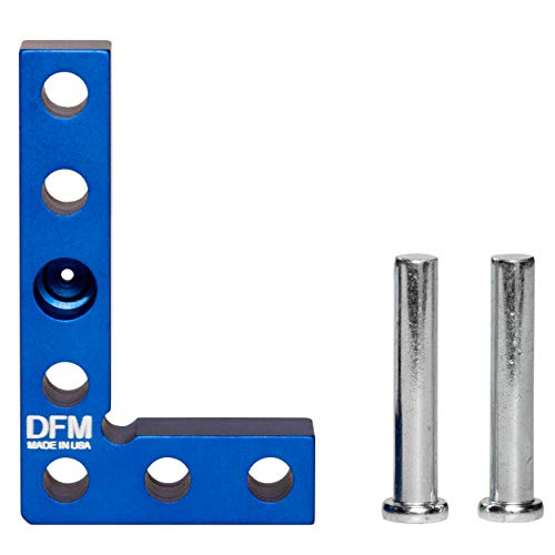 DFM Tool Works Small Square & Center Finder (Blue) – 0.34
