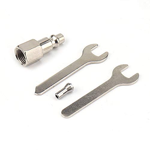 Air Powered Pencil Grinder Set 1/8" Collet Micro Die Grinder Engraving Tool