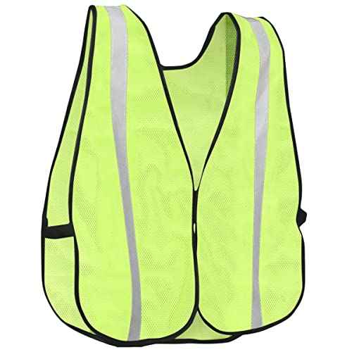 KAYGO High Visibility Safety Vest 1-Inch Reflective Strips Front/Back, KG0008, Breathable Mesh, One Size, Unisex