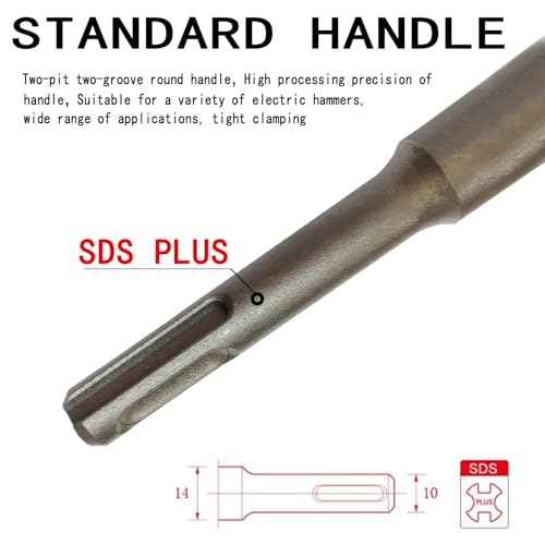 3" Wide SDS Plus Chisel, Tile Removal Tool, SDS Chisel Drill Bit, Wall and Floor Thin Layer Removal Slotting Chisel, SDS Plus Drill Bit, Renovation Spatula Tool, (3" X 6.5")