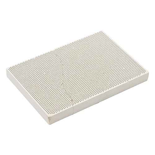 Honeycomb Ceramic Soldering Board, Quartz, 13.7*9.7*1.3cm, Jewelry Soldering, 1pc, 108g, LCD/LED Display, Soldering Station, Model S