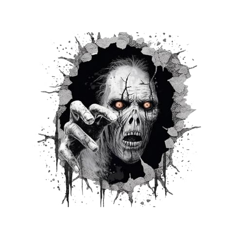 3D Halloween Wall Decals, Spooky Ghost Halloween Wall Stickers Removable Scary Halloween Wall Decals Decorations for Wall Window Halloween Party Supplies
