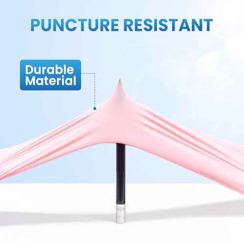 Borje Light-Duty Nitrile Disposable Gloves, 100 Count, Pink, Medium, Latex & Powder-Free, Food Safe, Esthetician, Cleaning, Cooking